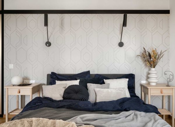 Décoration chambre tissus mural